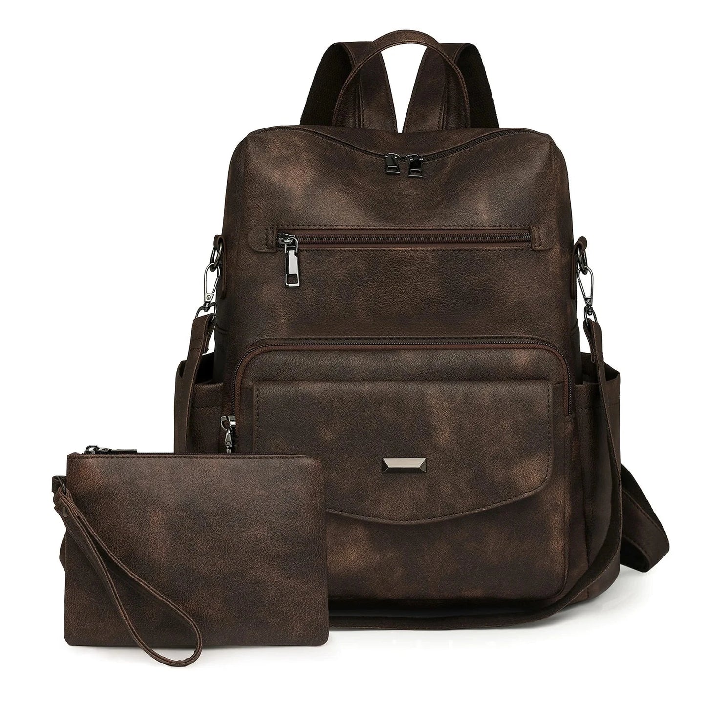 2025 new women's pu leather waterproof anti-theft large GlowCart