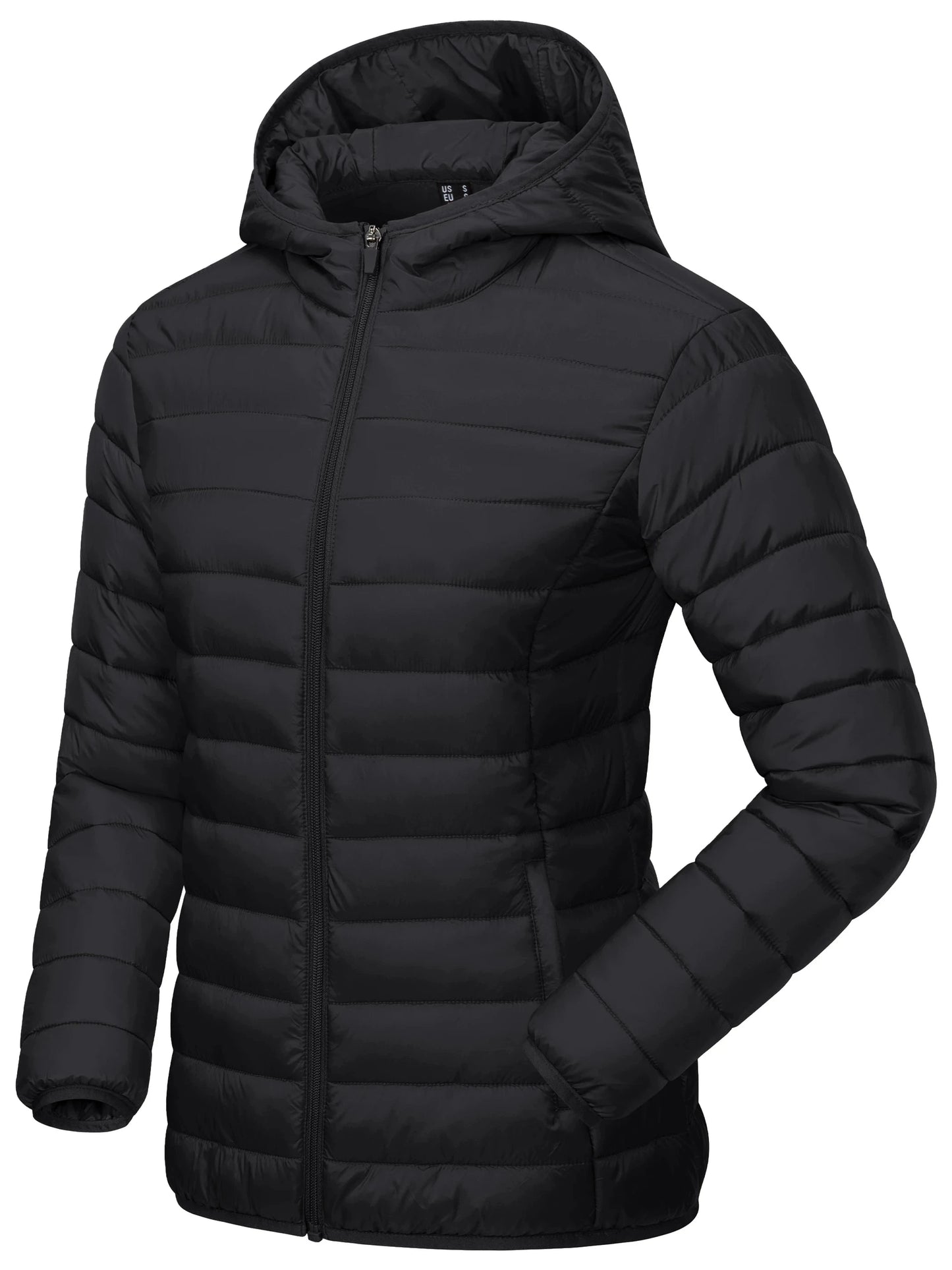 TACVASEN Winter Hooded Puffer Jacket Womens Quilted Warm GlowCart