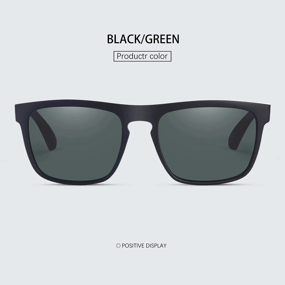 Fashion Square Vintage Polarized Sunglasses Men Women Retro GlowCart