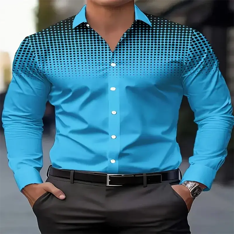 12 colors of men's business shirts for spring, summer, autumn and winter, comfortable and soft designer shirts for daily use GlowCart
