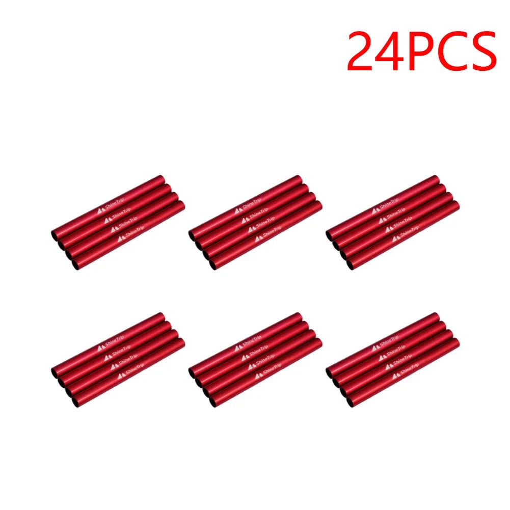 8-40PCS Tent Tube Aluminum Alloy Tent Emergency Tube GlowCart