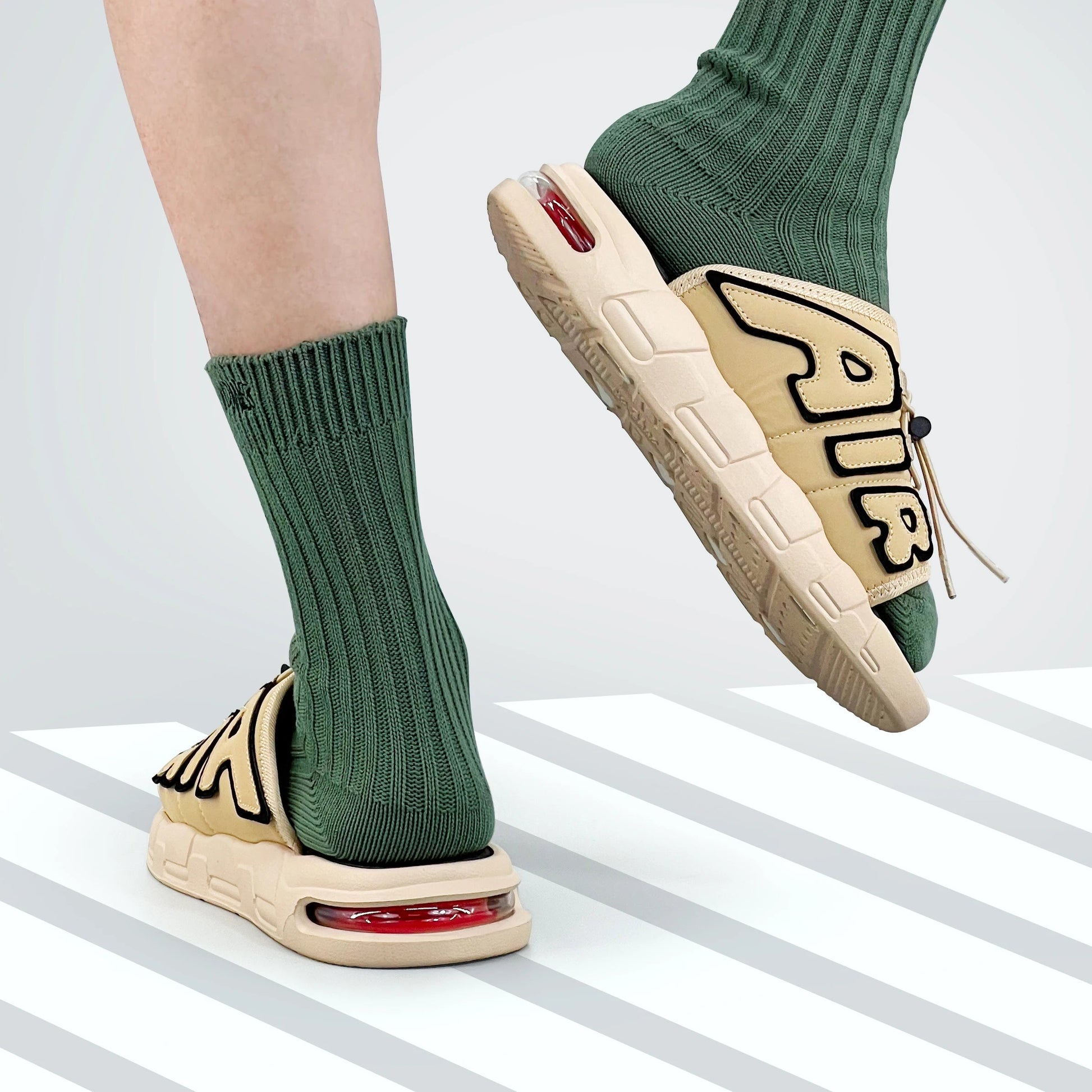 Men's Sport Slippers Summer Sandals Thick Sole Beach Flip-flops Flats Outdoor Breathable Sneaker Size 40-49 Big Fat GlowCart