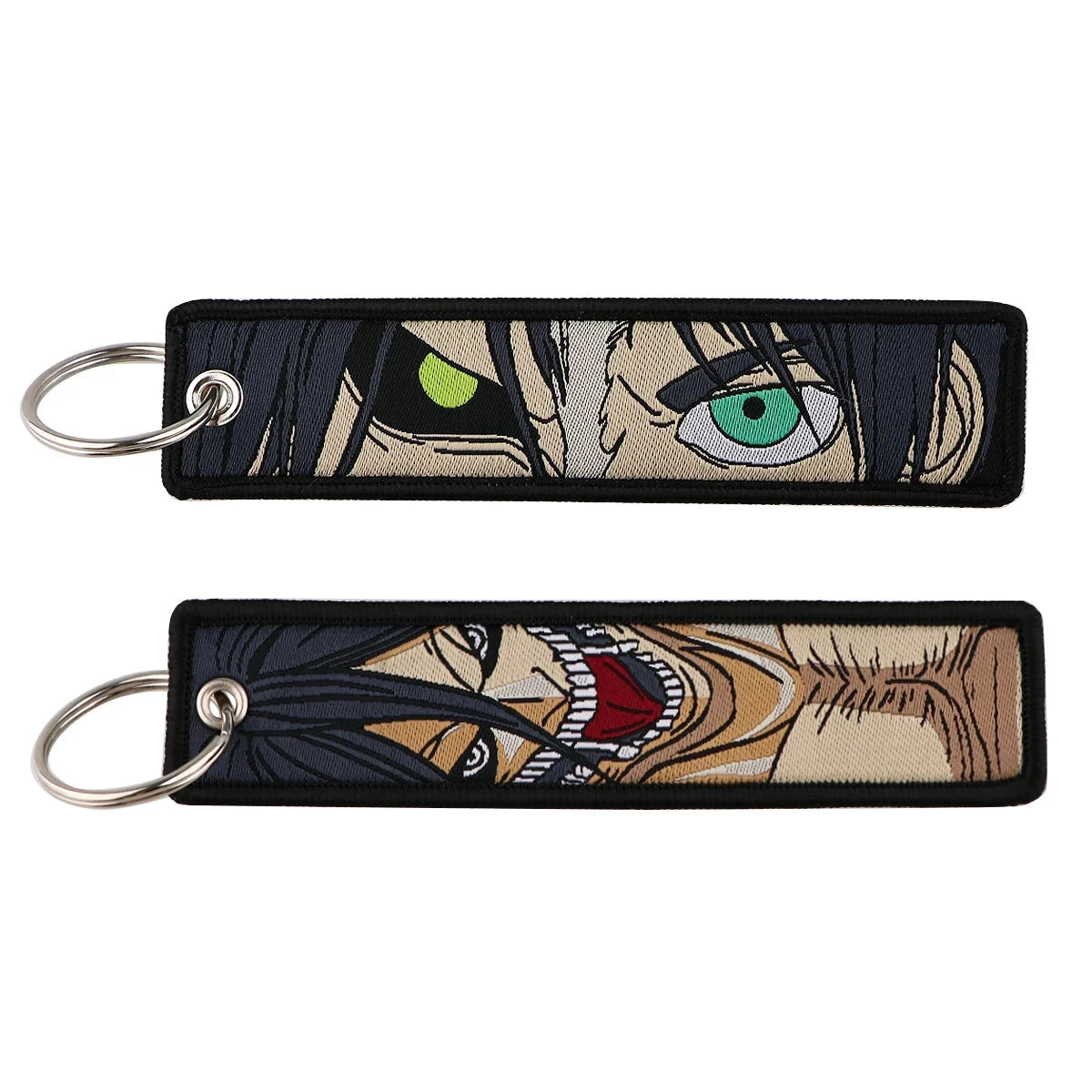 Classic Anime Cool Embroidery Key Fobs Key Tag Motorcycles GlowCart