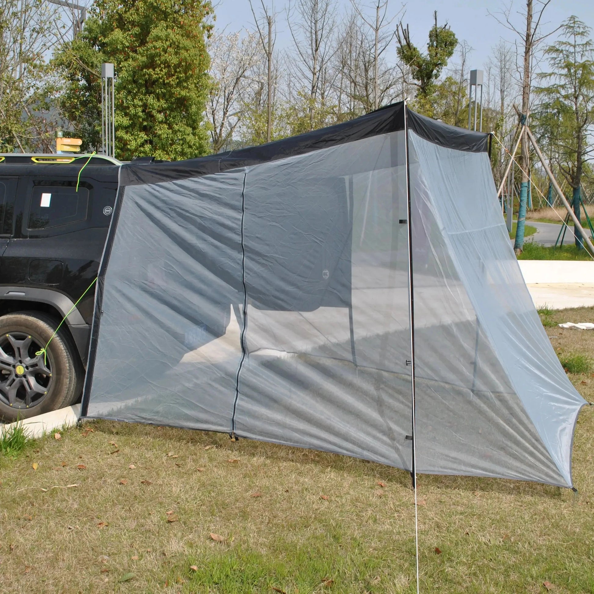 Car Tail Tent Breathable Ventilated Rear Tent Easy Setup for GlowCart