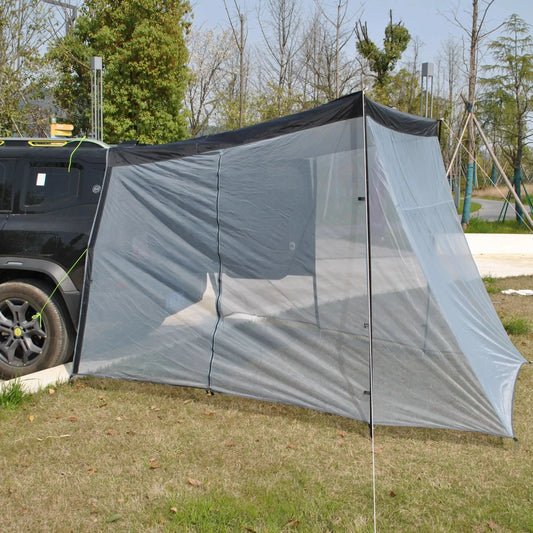 Car Tail Tent Breathable Ventilated Rear Tent Easy Setup for GlowCart