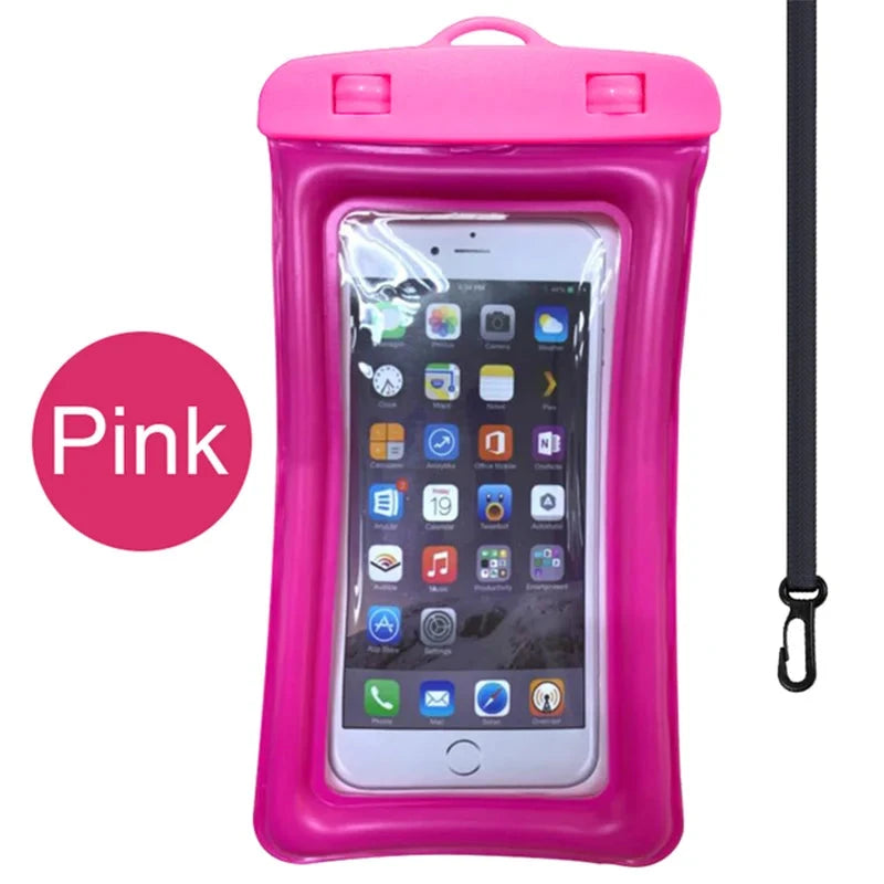 IP68 Universal Waterproof Phone Cases Bag For iPhone 16 15 GlowCart