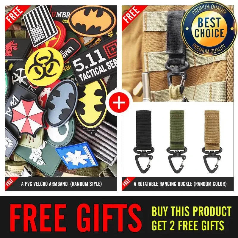 40L Tactical Reflective Backpack Outdoor Molle Camouflage GlowCart