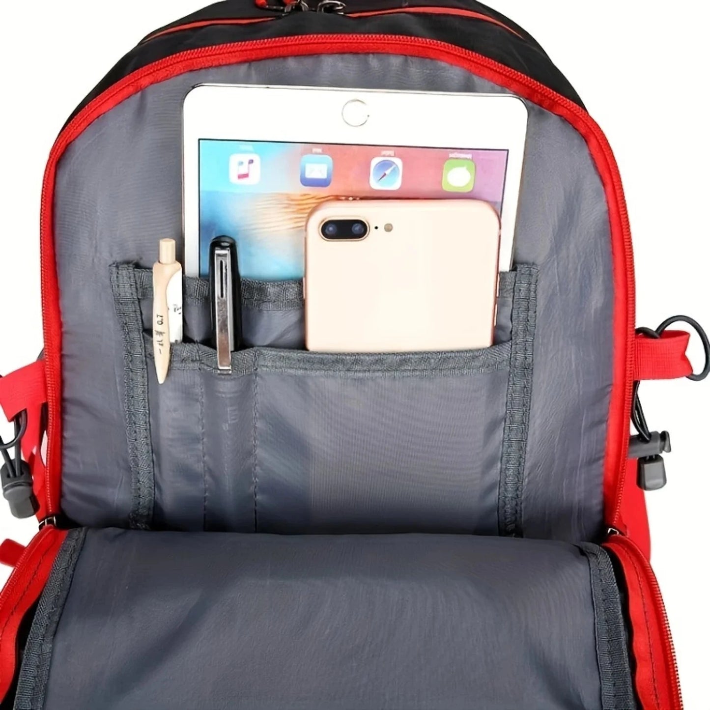 1pc 50L Waterproof Hiking Backpack, Large Capacity GlowCart