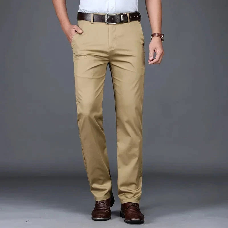 Summer Thin Men's Slim Suit Pants Fashion Business Casual GlowCart