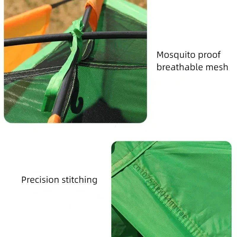 2-person Folding Tent, Outdoor Mosquito Net, Portable Sun GlowCart