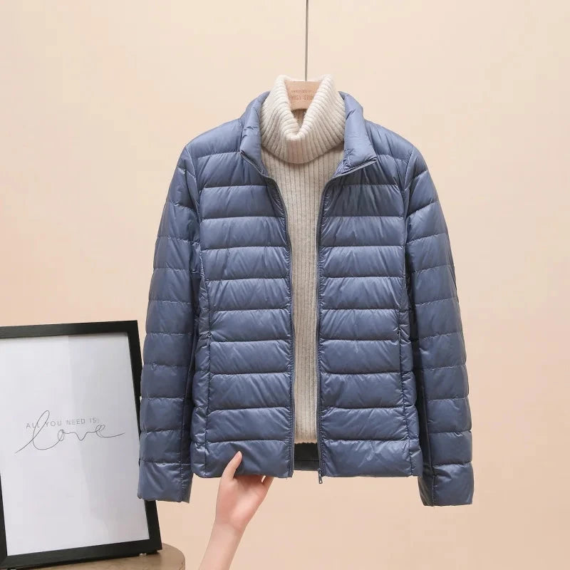 Autumn and winter new lightweight down jacket women's 2025 GlowCart