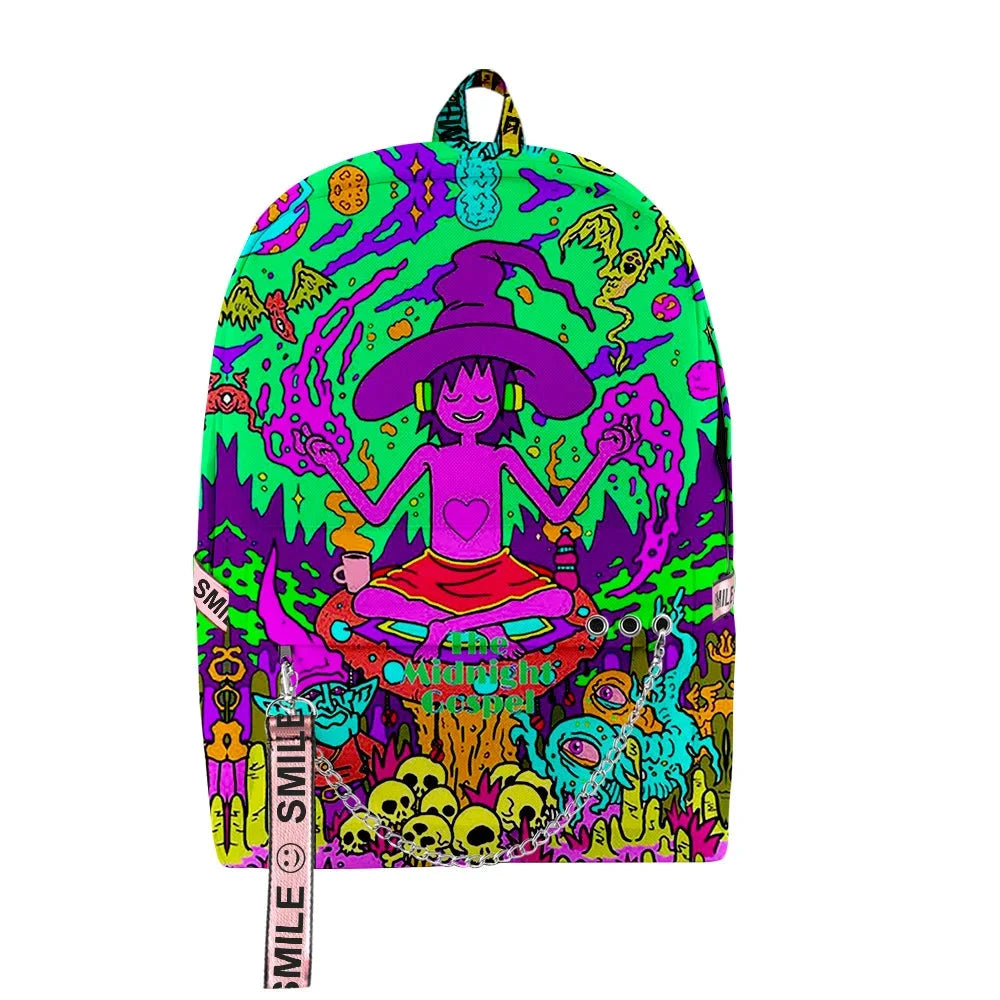 Harajuku Popular Funny The Midnight Gospel 3D Print School GlowCart