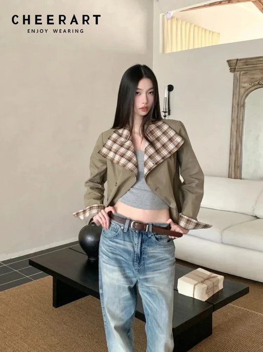 CHEERART Designer Autumn 2025 Jackets For Woman Outerwears GlowCart