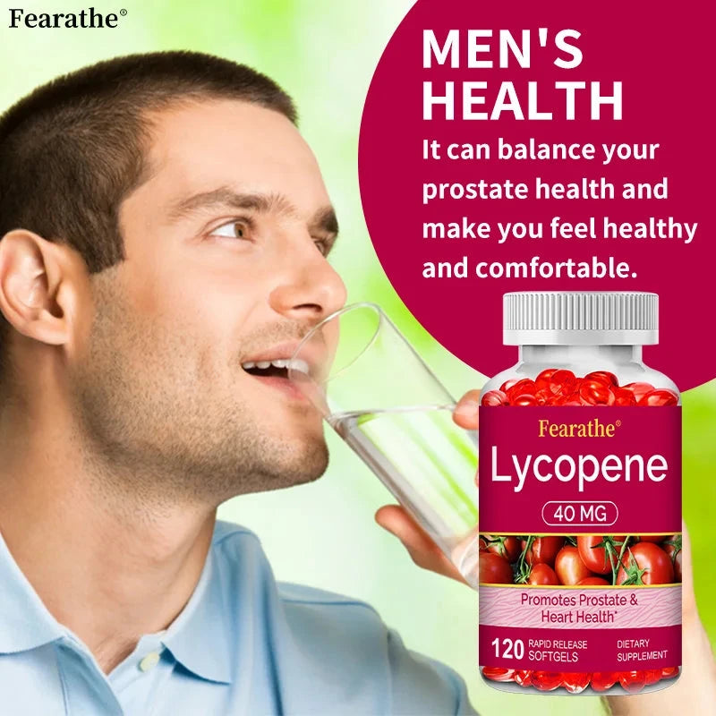 Lycopene 40 Mg Softgels - Promotes Prostate Health, Supports GlowCart