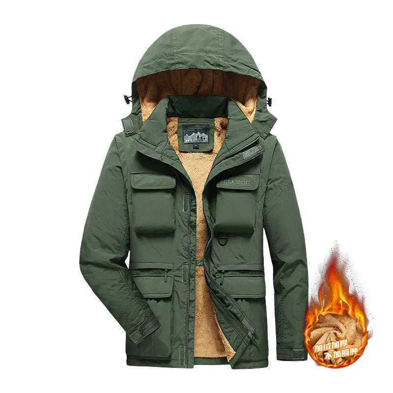 Detachable windproof sleeved hooded jacket suitable for GlowCart