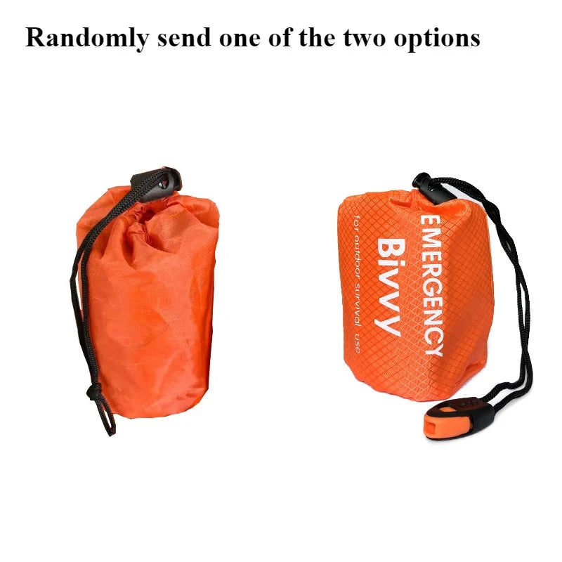 1pc Outdoor Edc Camping Gear Thermal Sack First Aid Rescue GlowCart