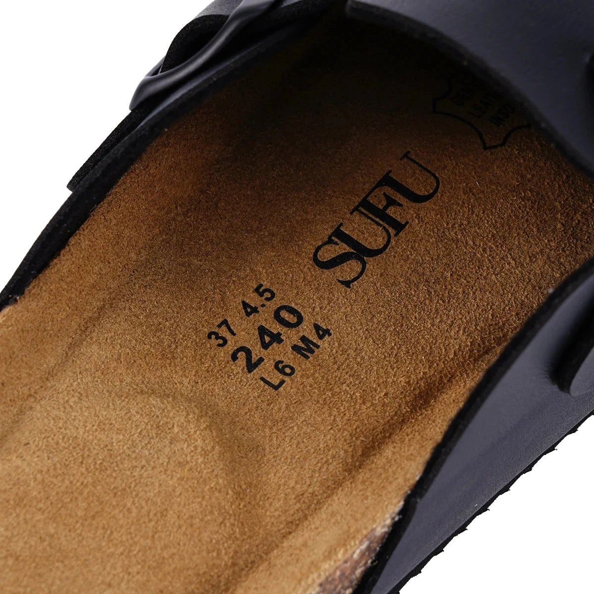 SUFU hot Sales Cork Mules Slippers For Women Fashion Leather GlowCart