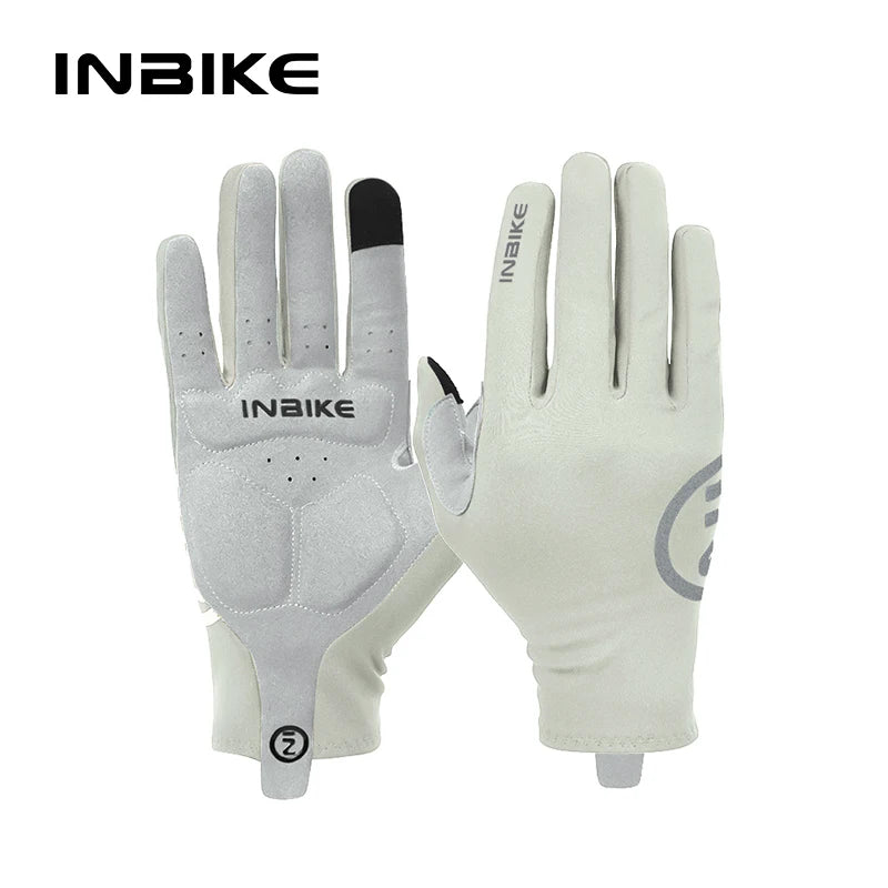 INBIKE Thermal Fleece Cycling Gloves Full Finger Winter Bike Gloves Touchscreen Anti-Shock Road Mountain Bicycle Gear for Men GlowCart
