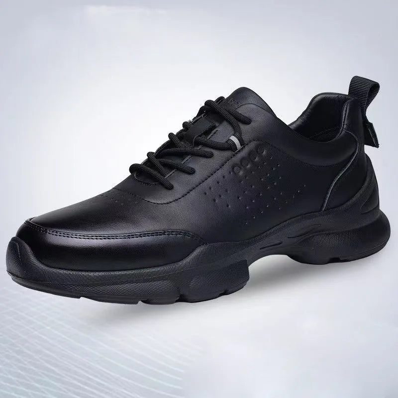 2025 Casual Men's Shoes Comfortable Breathable Walking Shoes Soft Soles Soft Surfaces Official Solid Color Men's Shoes GlowCart