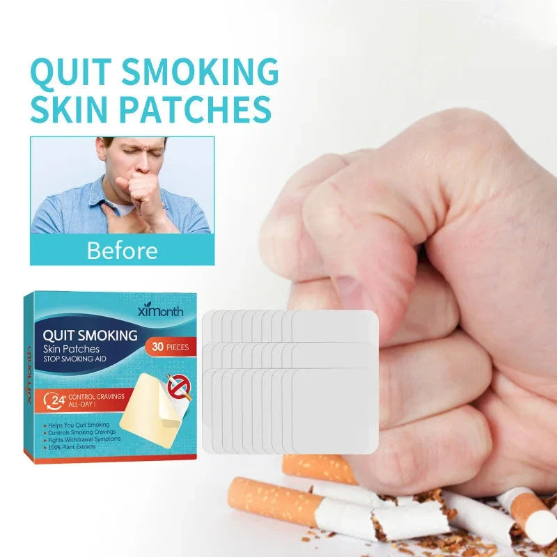 30Pcs Smoking Cessation Patch Health Patch Assisted Smoking GlowCart