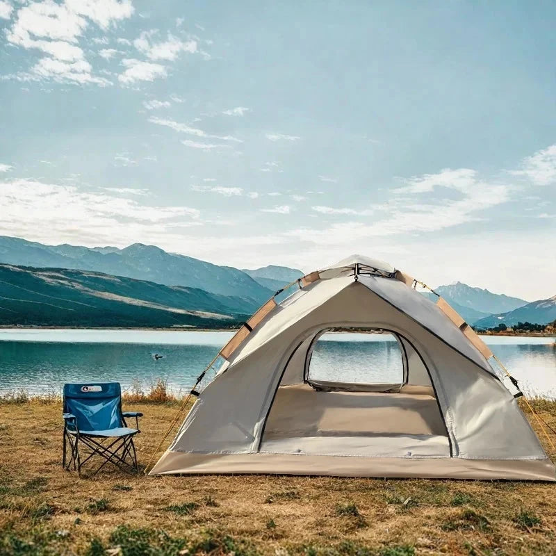 2-Person (blue)/4-Person (white), Extra-Large Tent with Mesh GlowCart