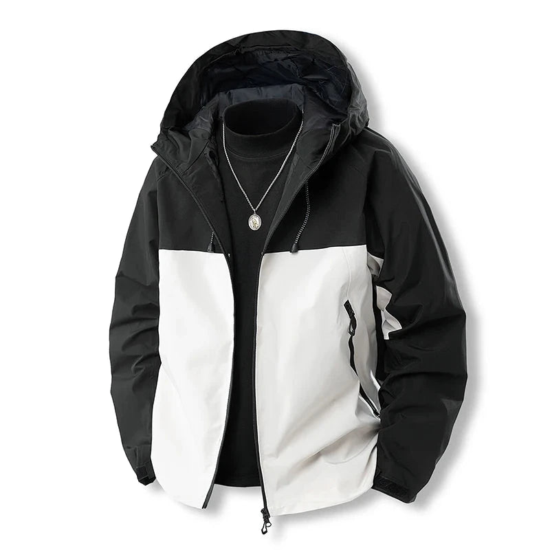 CHRLCK Men's Waterproof Hiking Jacket Women Splicing GlowCart