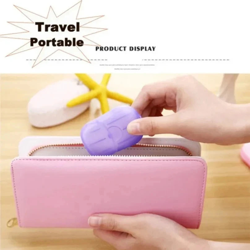 Portable Soap Paper Disposable Travel Camping Mini Cleaning GlowCart