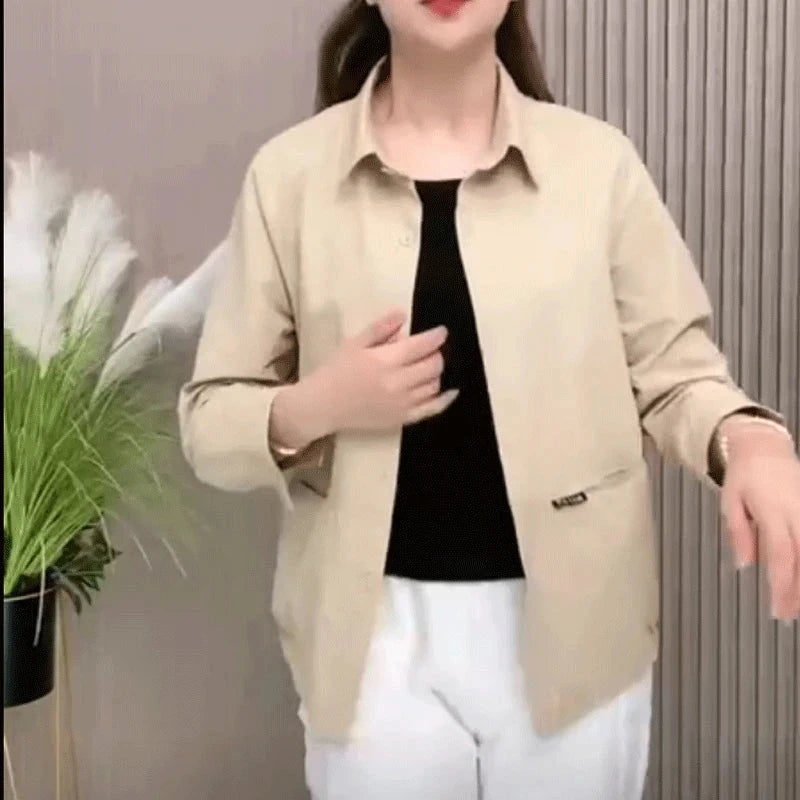 Spring Summer Women Thin Short Jacket Mother Fashion GlowCart