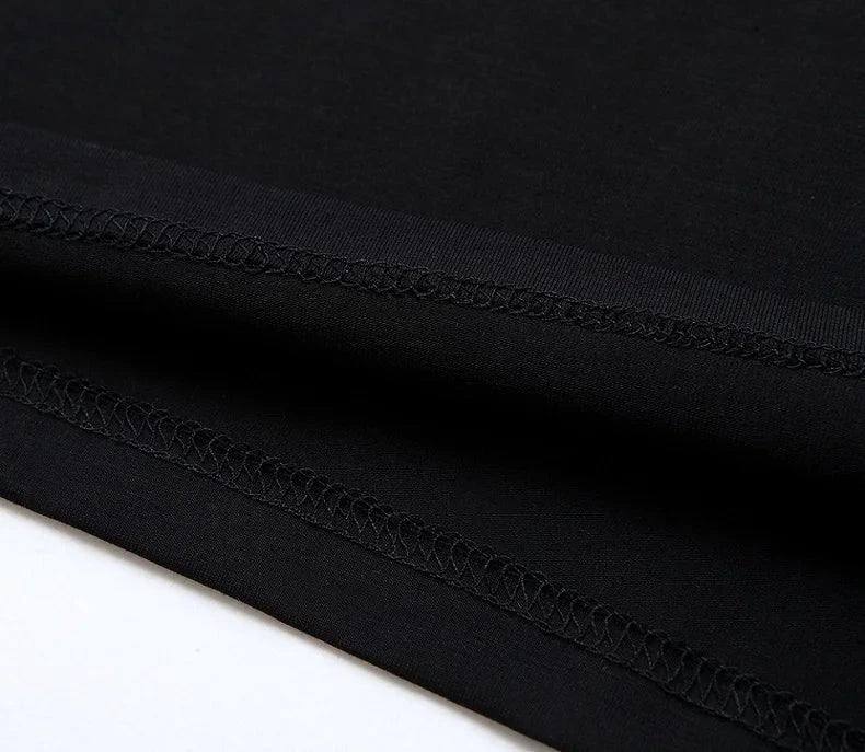 Manga Tshirt Tops Oversize Men Loose Tee 100% Cotton Fashion GlowCart