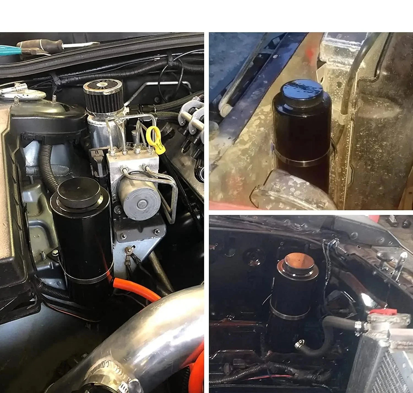 Universal Radiator Coolant Tank 800ml Coolant Expansion Tank Cooling Catch Bottle Overflow Reservoir Aluminum Car Styling GlowCart