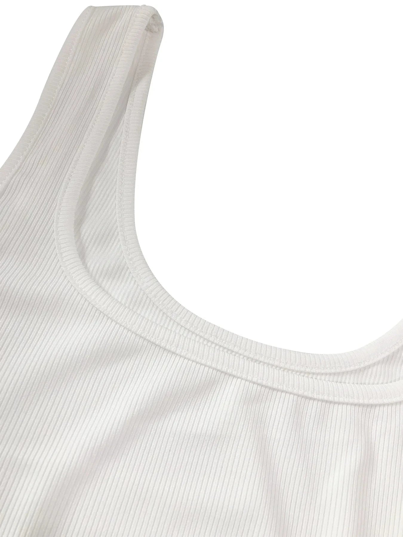 CM.YAYA Women Sleeveless O-neck Tank Mini Dress 2025 Summer GlowCart