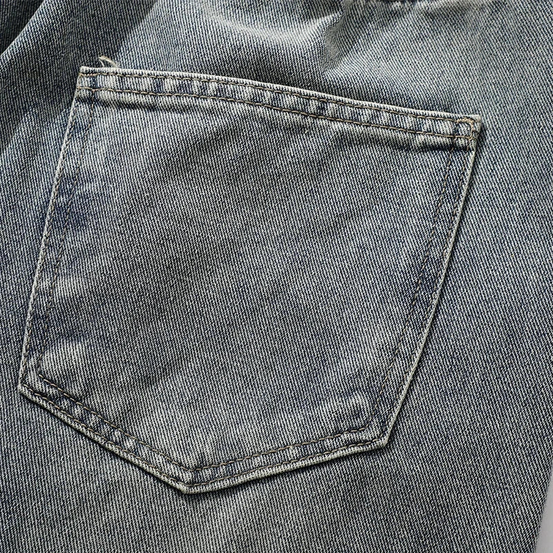 New 2025 men's HIHOP style casual long jeans classic GlowCart