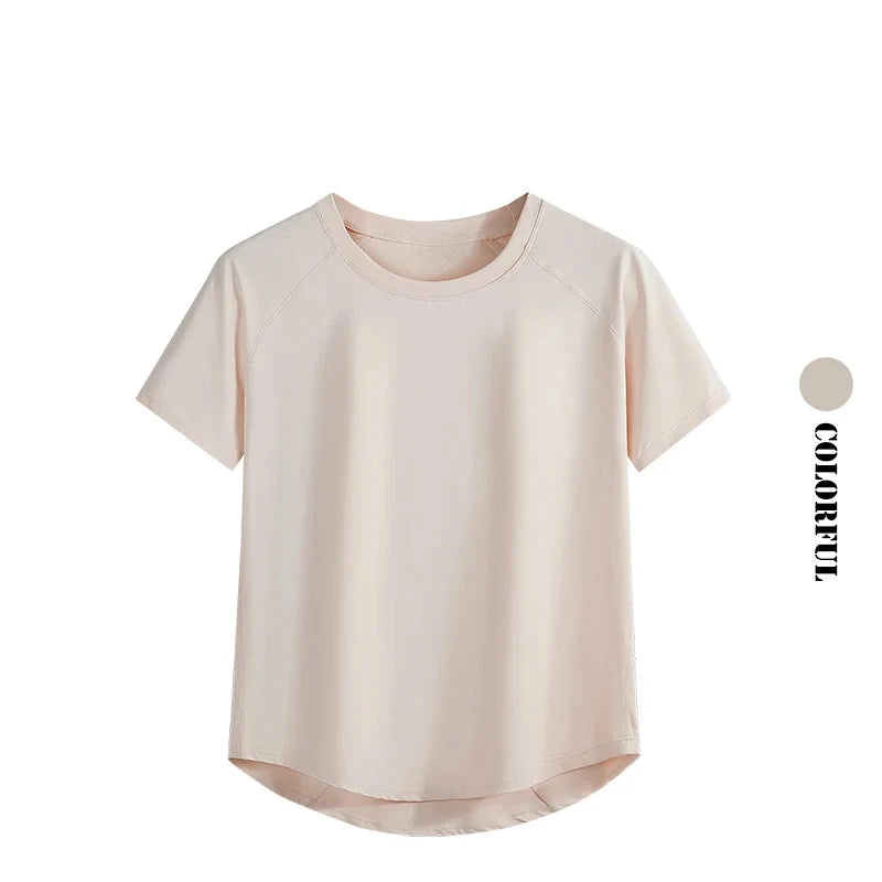 DRUR Yoga Tops Sportswear Woman Gym Shirts Breathable Quick GlowCart