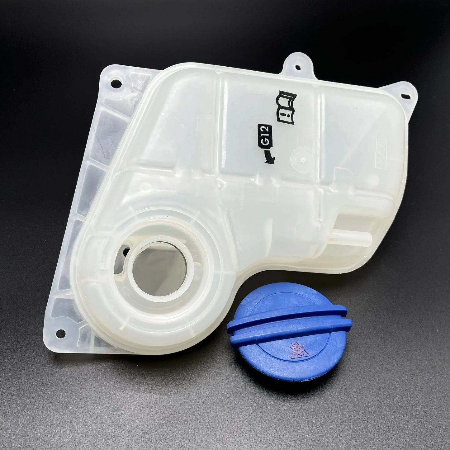New Radiator Coolant Overflow Bottle Expansion Tank Reservoir + Cap Fit for VW Passat Audi A4 A6 8D0121403L 3B0121321 1J0121321 GlowCart