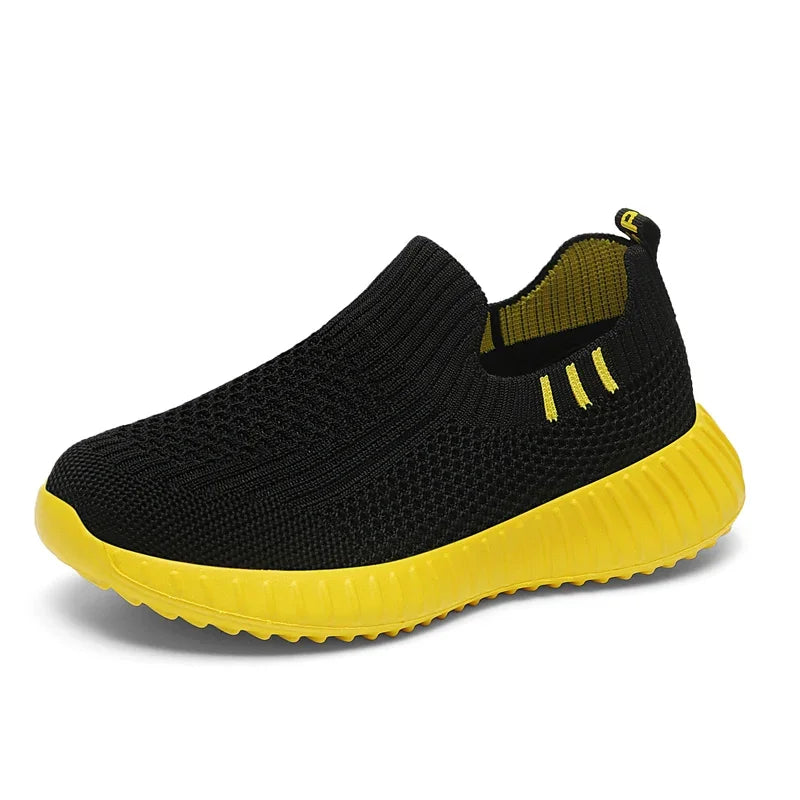 Kids Shoes Boys Running Sport Shoes Children Socks Sneakers Big Girls Breathable Mesh School Shoe Soft Sole Casual Walking Tenis GlowCart