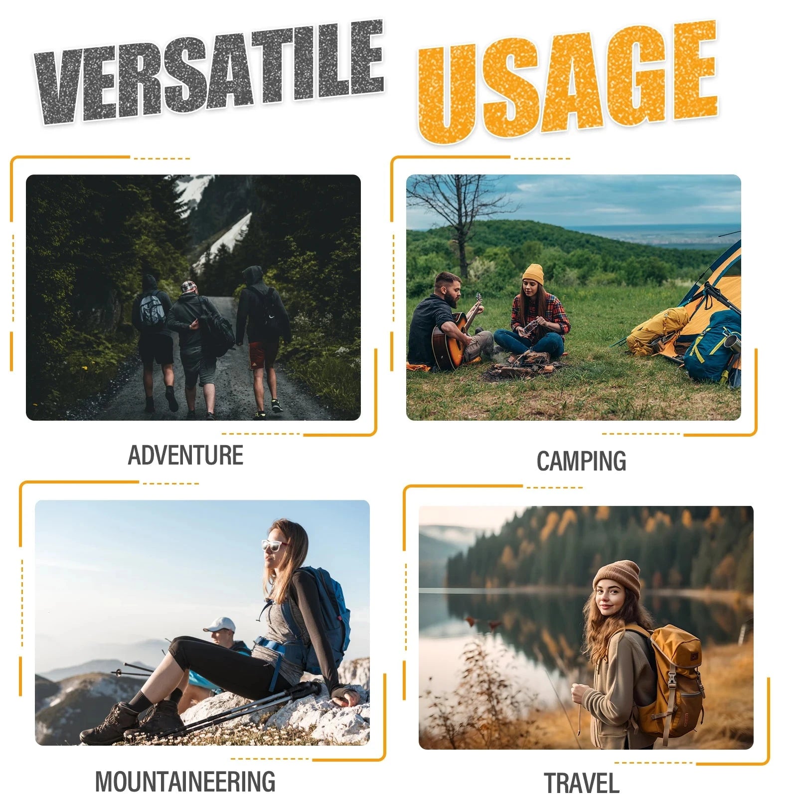 Aluminum External Frame Backpack, External Hunting Frame GlowCart