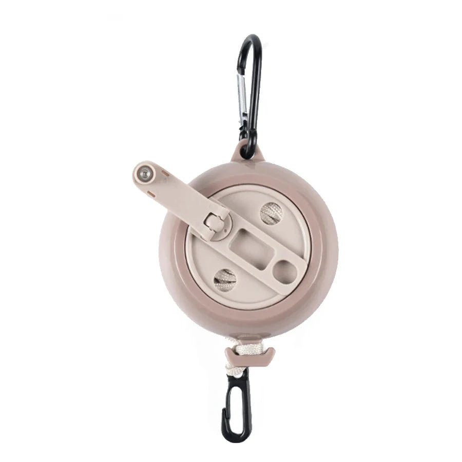 Portable Travel Clothesline,32.8ft Retractable GlowCart