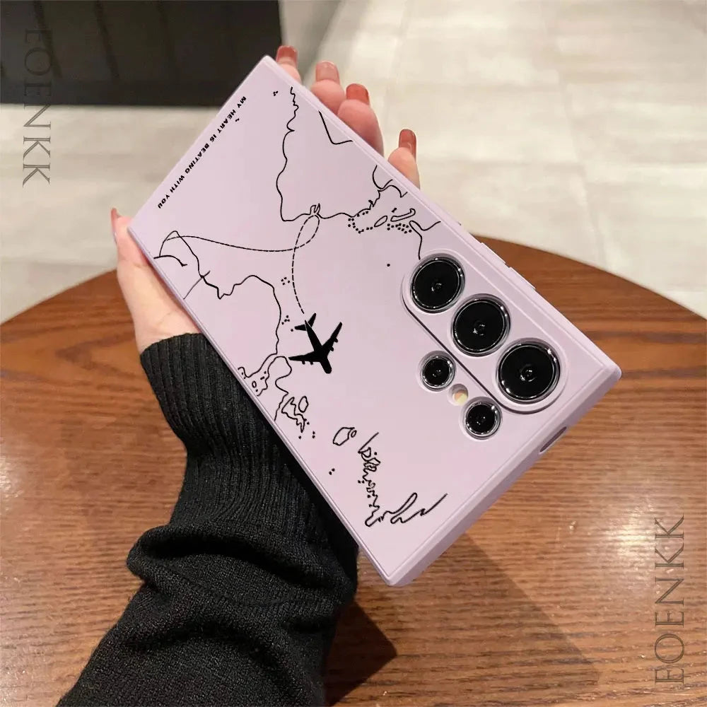 Silica gel Phone Case For Samsung Galaxy S25 S24 Ultra S23 GlowCart