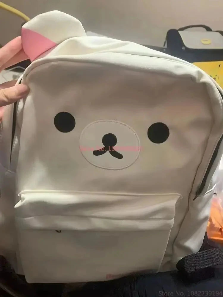 Kawaii Bear Rilakkumas Backpack Large Capacity Backpack GlowCart