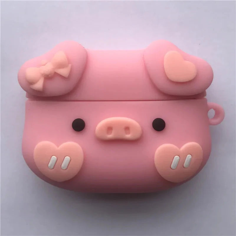 3D Cartoon Case for AirPods 4 2024 New Silicone Earphone GlowCart