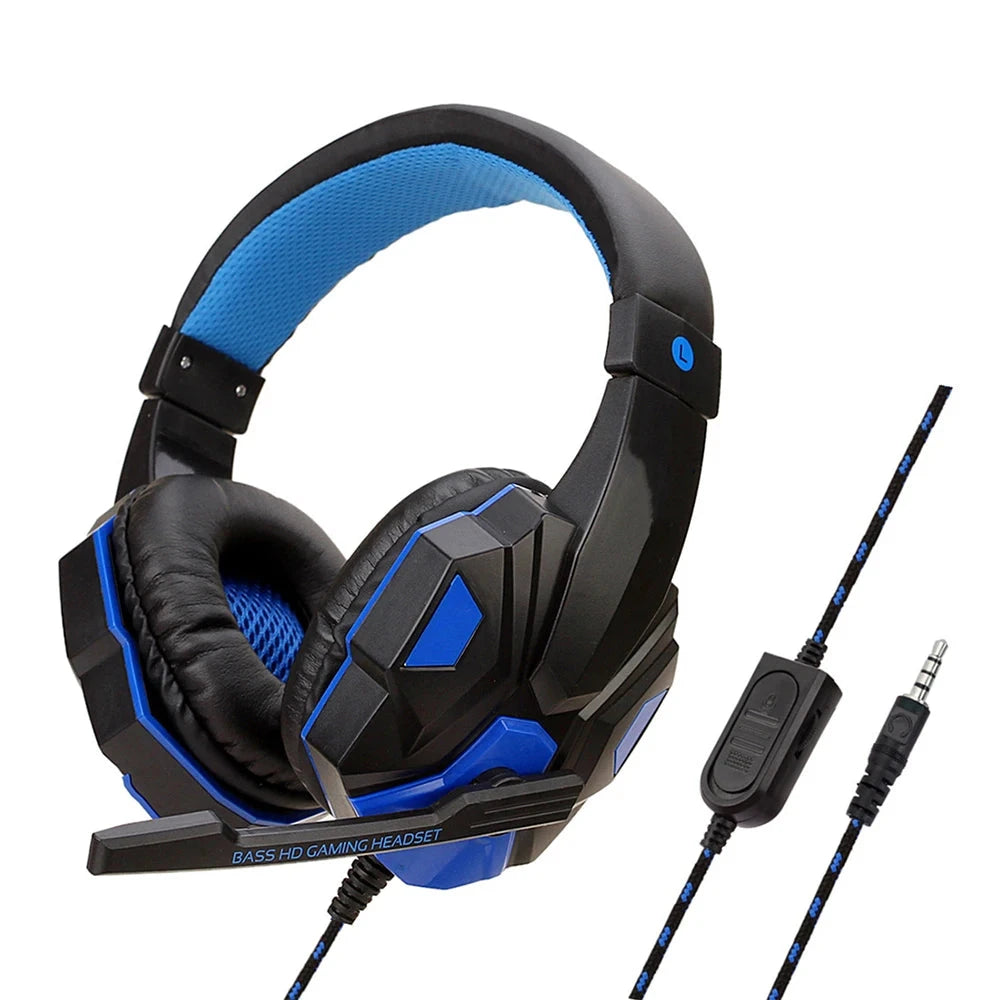 Wired PS4/PS5/Xbox/Smartphone/PC Headset Gaming Headset 120° GlowCart