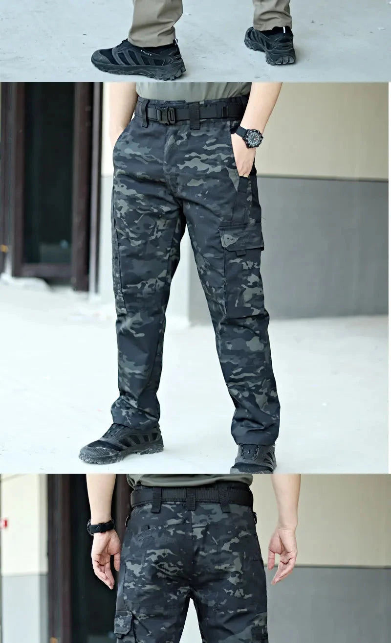 New Tactical Work Pants Men Outdoor Cargo Trousers GlowCart