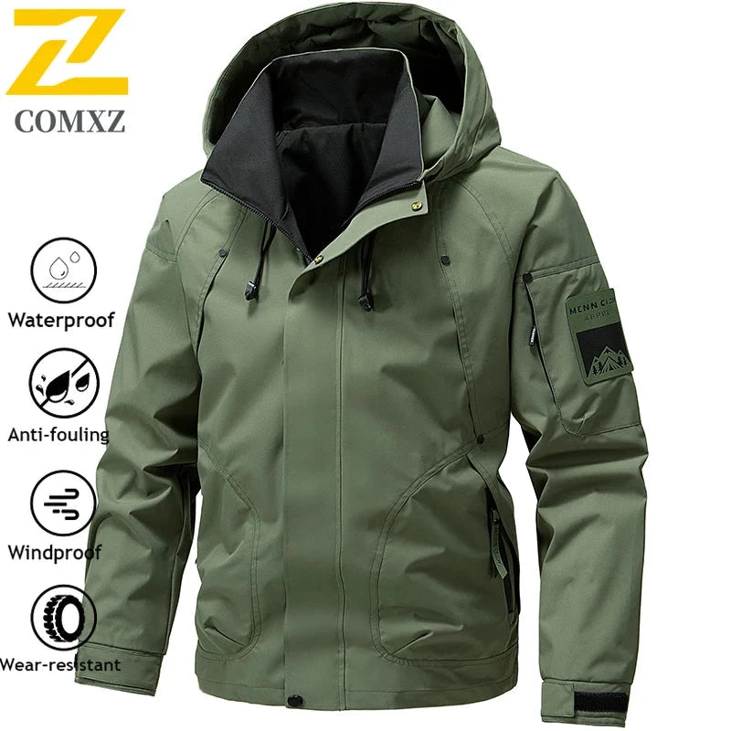 Gorpcore Men's Rainproof Fishing Jacket Autumn Large Size GlowCart