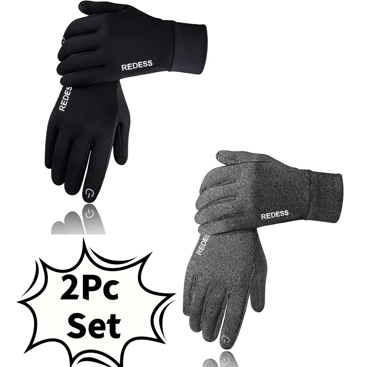 Winter running warm gloves, touchscreen gloves, suitable for GlowCart