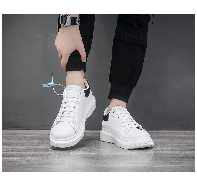 2025 Men Causal Shoes Pring Brand Spring Designer Wedges White Sneakers Platform Tenis Feminino Trainers Female Walking GlowCart