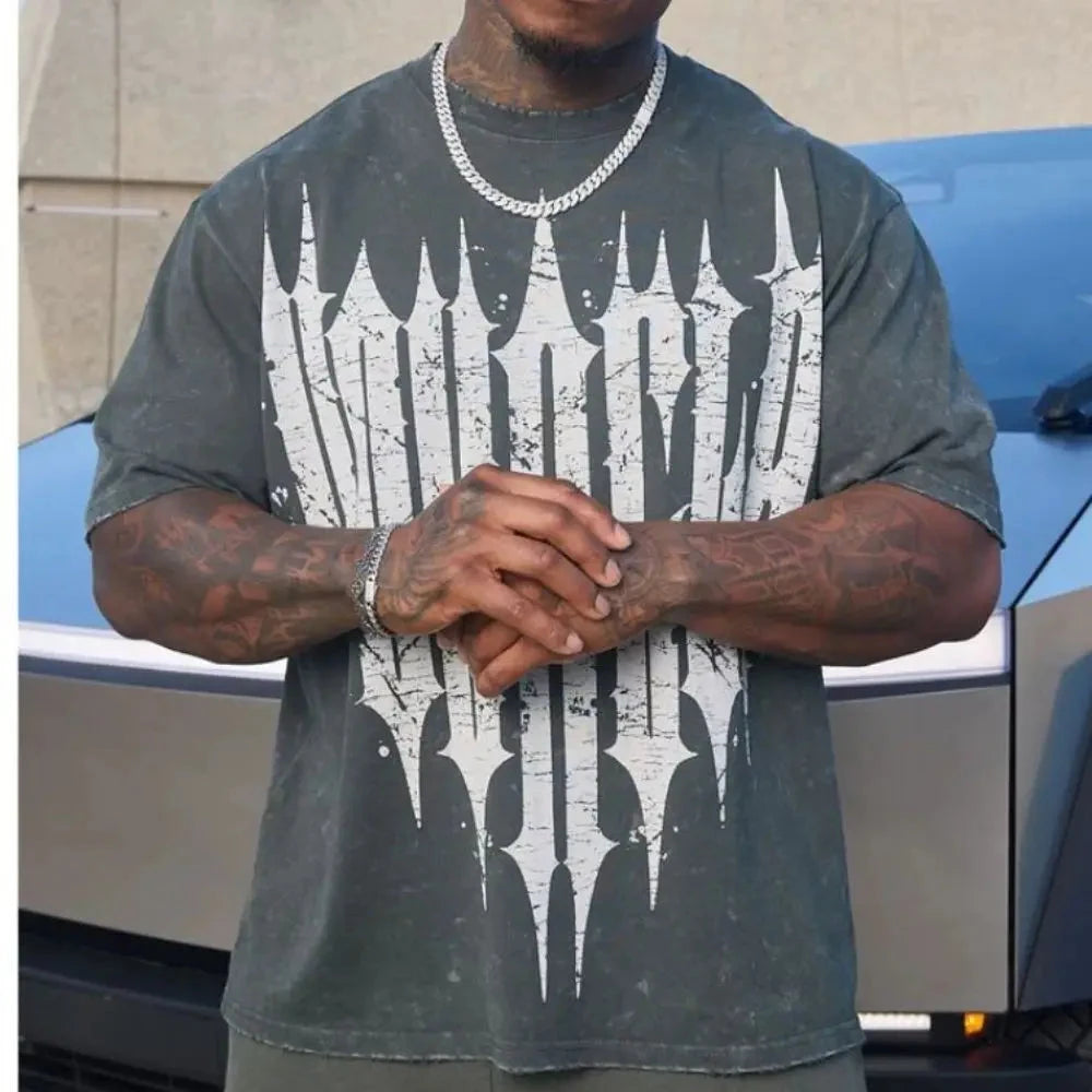 Men T-shirts Summer New Sports Leisure Cotton Round Neck GlowCart