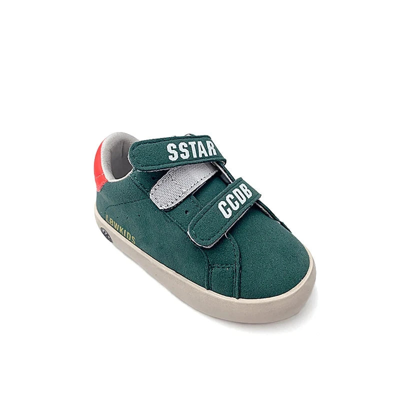 Indoor and Outdoor Unisex Kids Breathable Slip-On Casual Sneakers Spring Green Children's Walking Shoes CCDB Dirty Shoes GlowCart