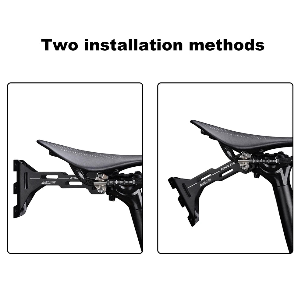 Bicycle Saddle Bottle Cage Extension Holder Bicycle Water Cup Holder Saddle Mount Rack for Outdoor Cycling GlowCart