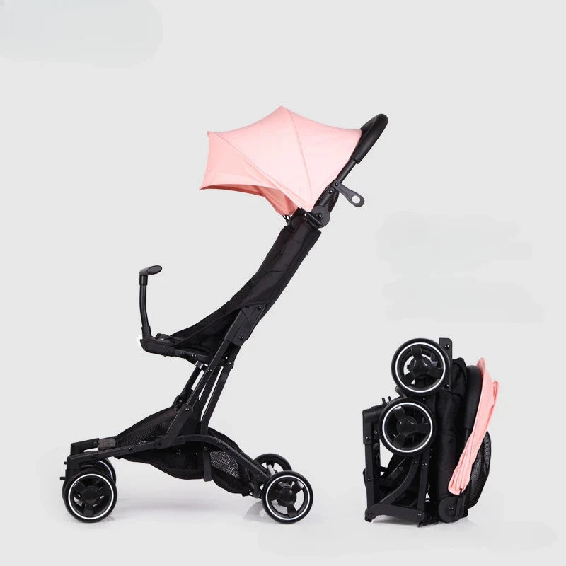 lightweight folding stroller Can sit or lie down Simple portable high landscape baby umbrella stroller Children's stroller GlowCart
