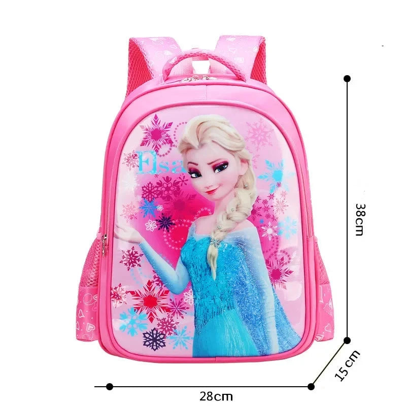 Elsa Anna Princess School Bag for Girls Frozen Children Backpacks Kids Shoulders Bag GlowCart